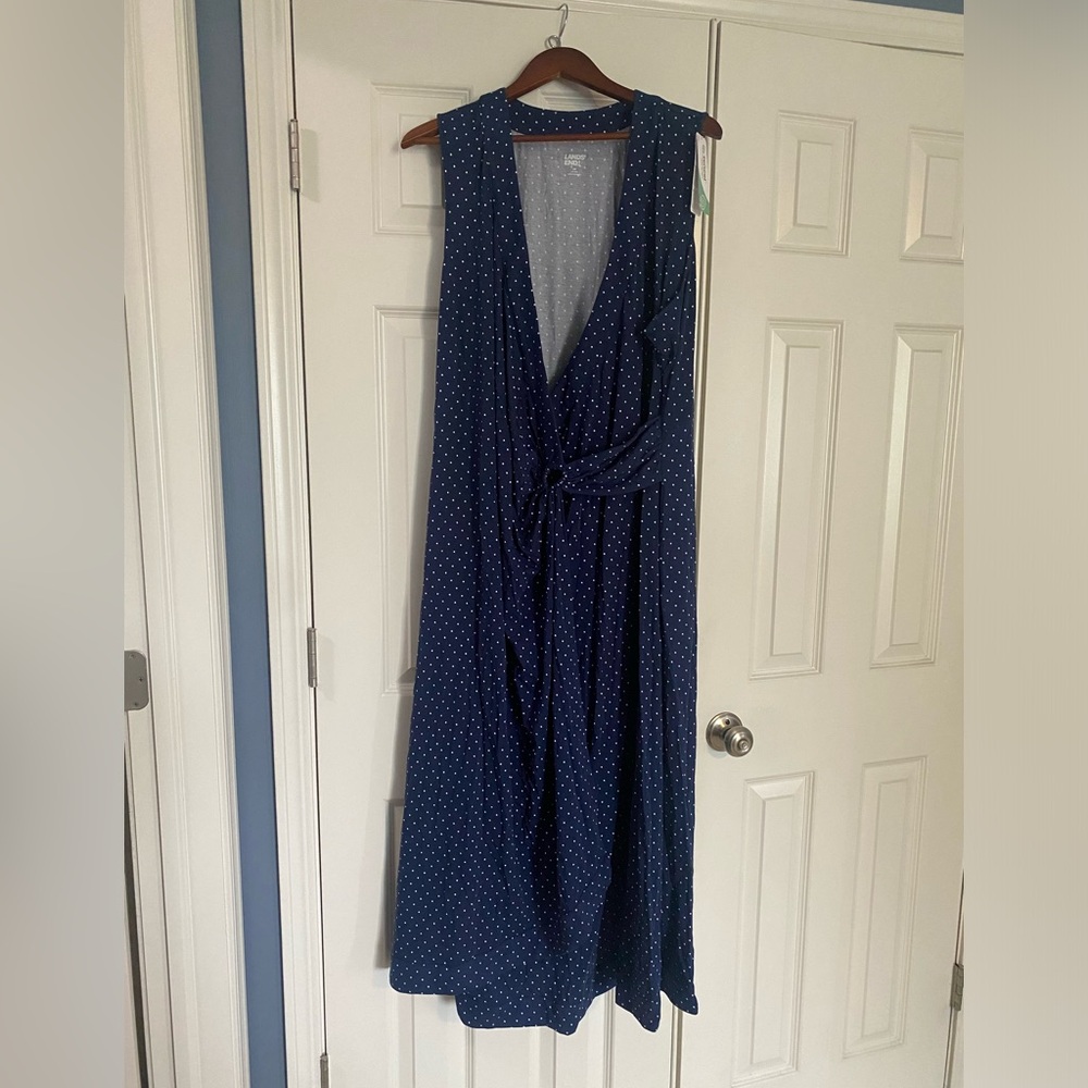 Lands’ End Sleeveless Maxi Dress